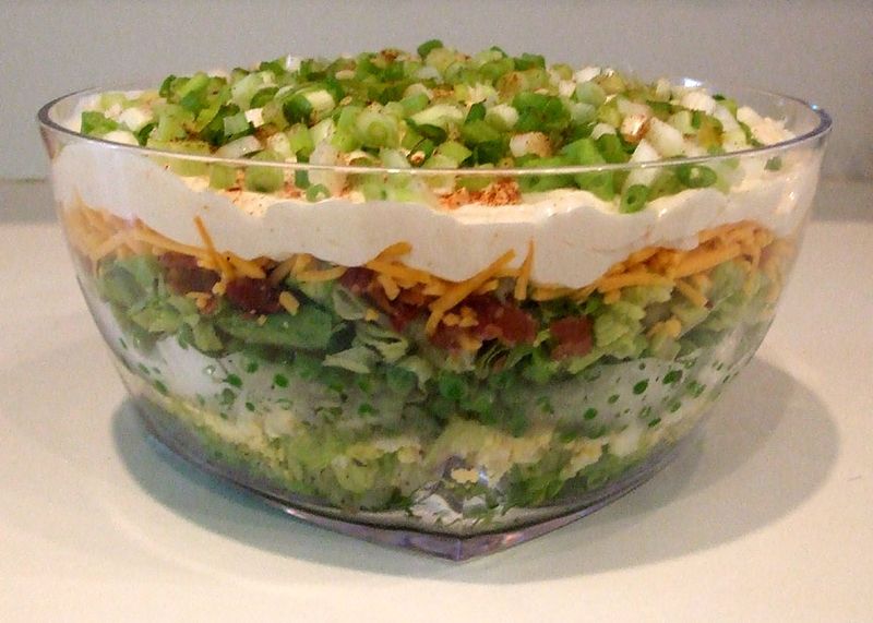 Seven-Layer Pea Salad