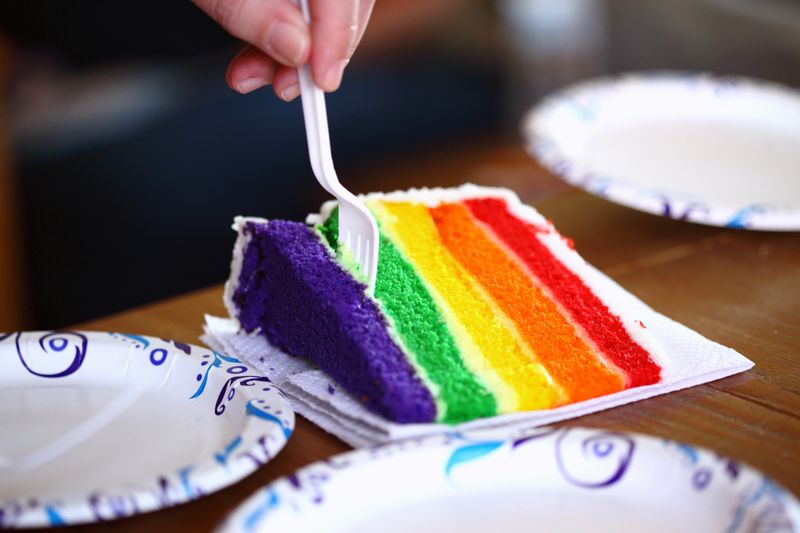 Rainbow Layer Cake