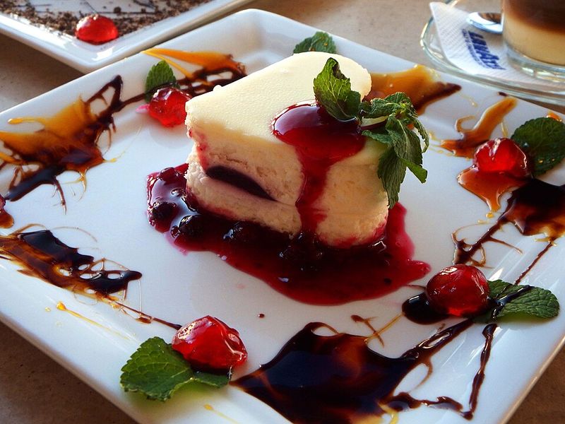 No-Bake Mint Cheesecake