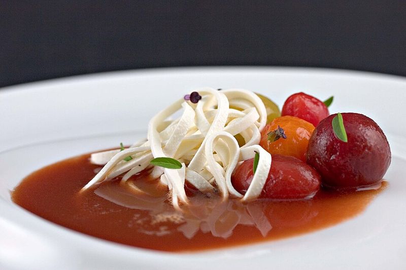 Creamy Tomato and Mozzarella Soup