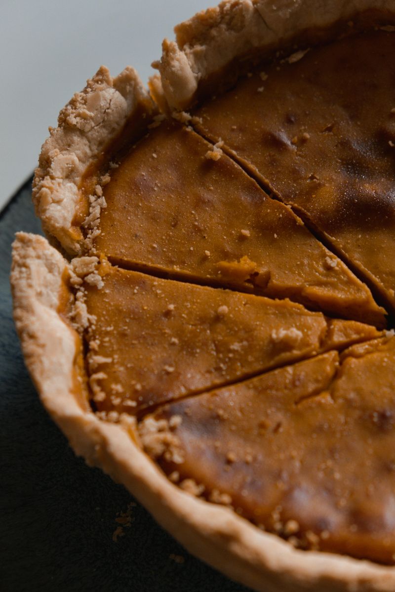 Sweet Potato Pie Over Pumpkin