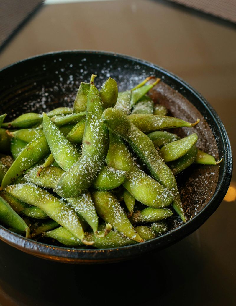 Edamame (Cooked) — 50 mg per 1/2 cup