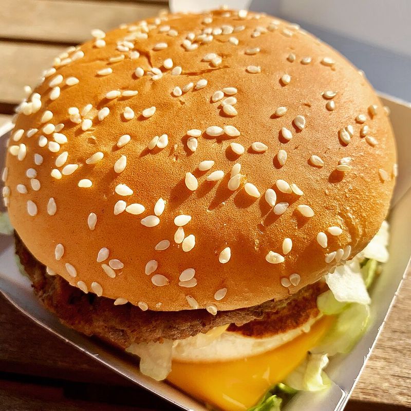 Big Mac-Style Cheeseburger