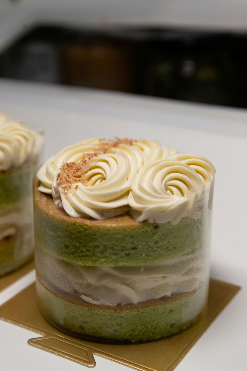 Matcha White Chocolate Cake