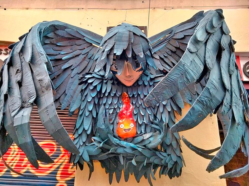 Howl Transforms into a Bird Monster