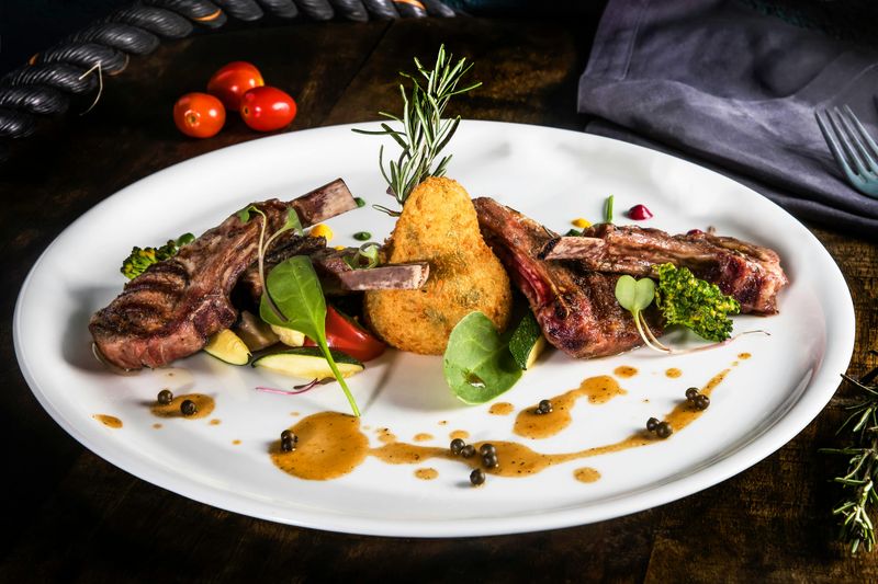 Spring Lamb with Mint Sauce