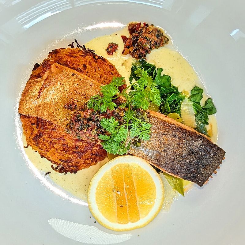 Lemon Brown Butter Salmon