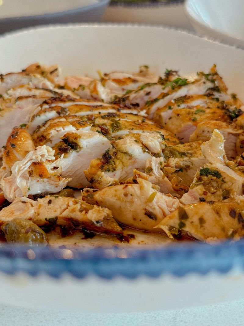 Slow Cooker Tuscan Chicken