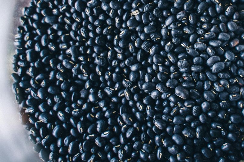 Black Beans (Cooked) — 60 mg per 1/2 cup