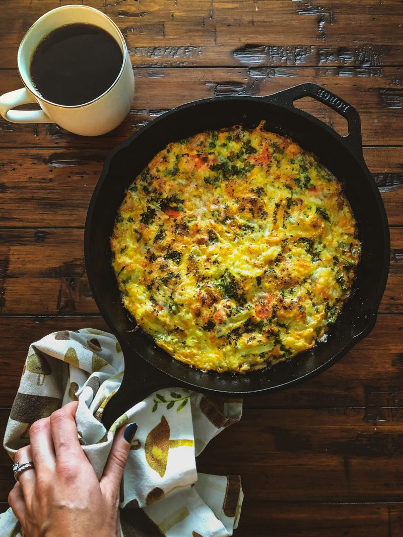 Asparagus and Goat Cheese Frittata
