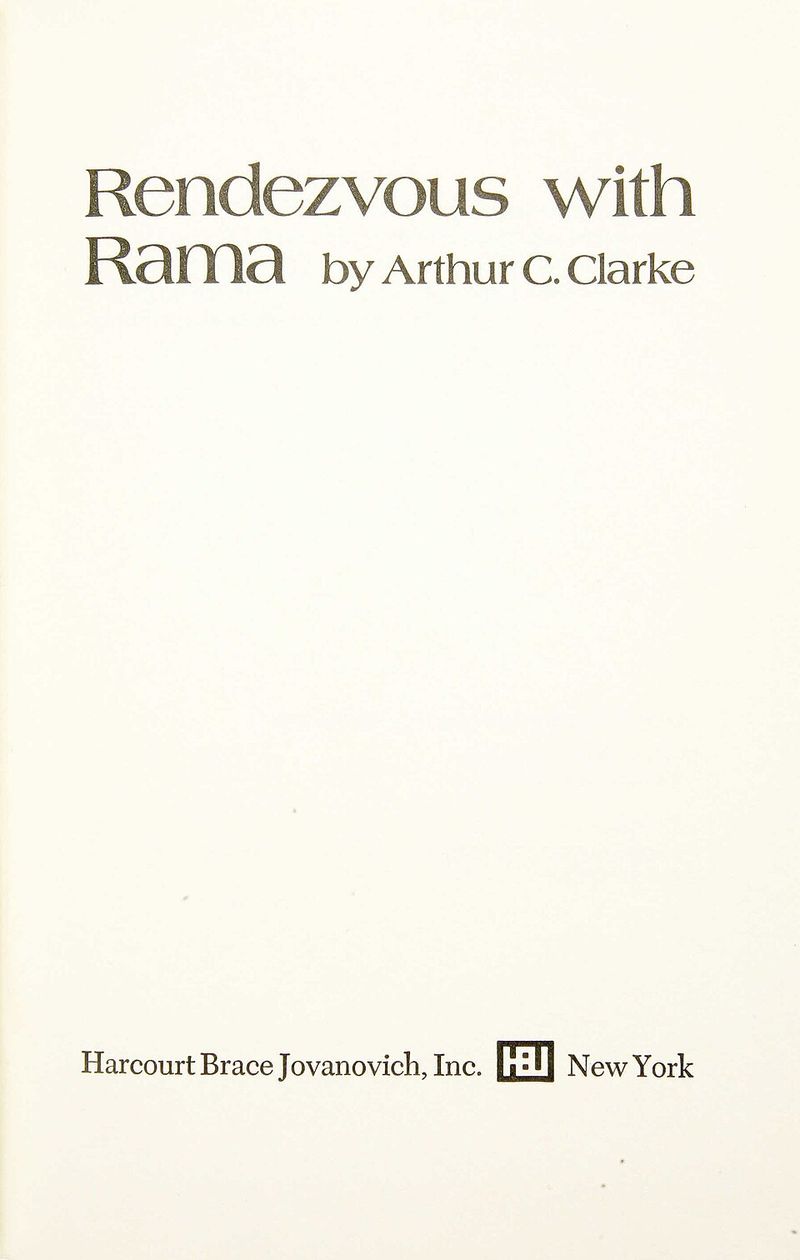 Rendezvous With Rama By Arthur C. Clarke