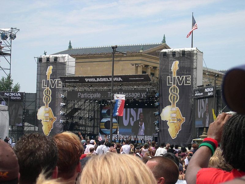 Live 8 In Philadelphia