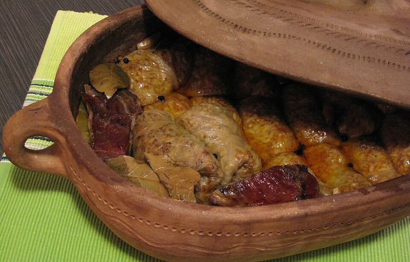 Sarma Casserole (Layered Cabbage and Meat Bake)