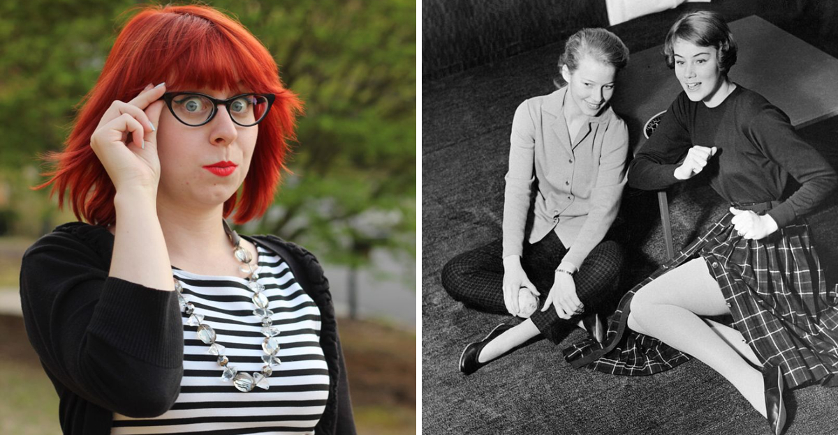 15 Fashion Choices That Were Considered Unusual In The 1950s
