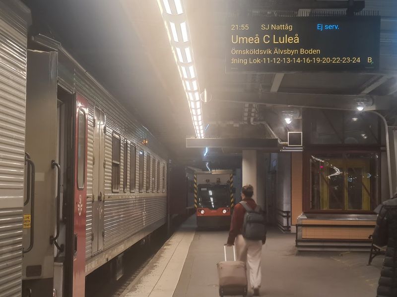 SJ Night Train - Stockholm To Kiruna To Narvik