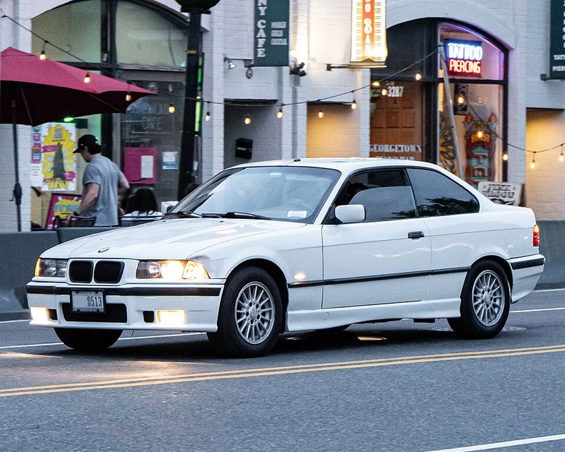 Kanye West And His Burgundy BMW 325i