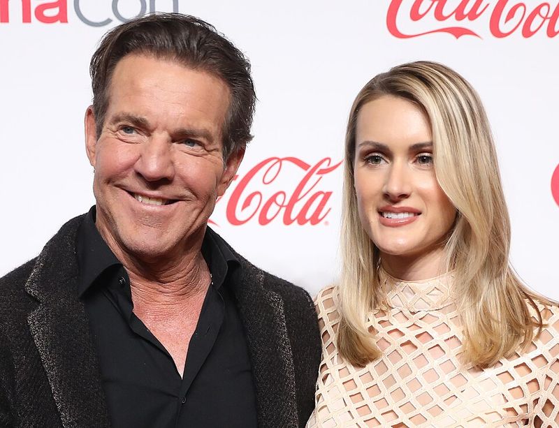 Dennis Quaid and Laura Savoie