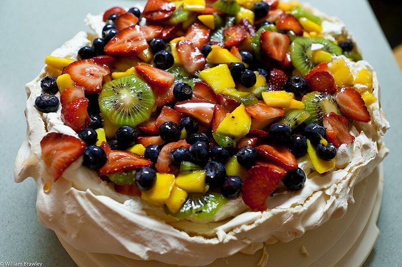 Pavlova With Fruit