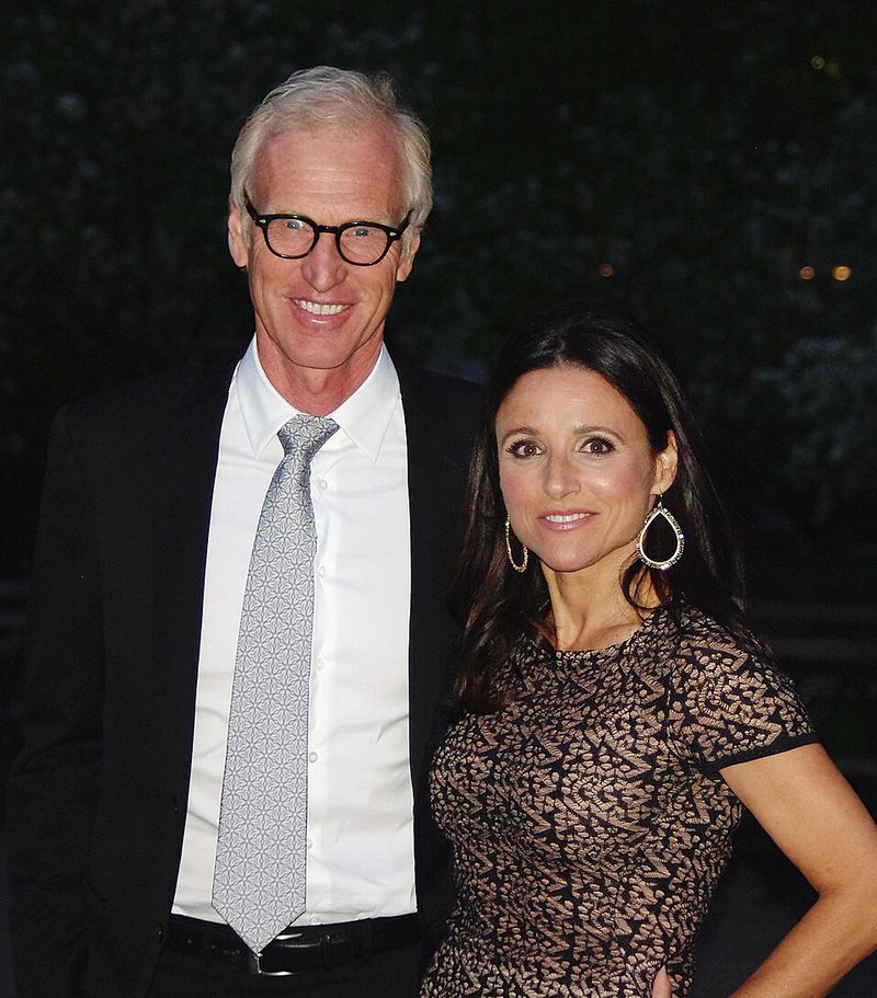 Julia Louis-Dreyfus and Brad Hall — Married 1987