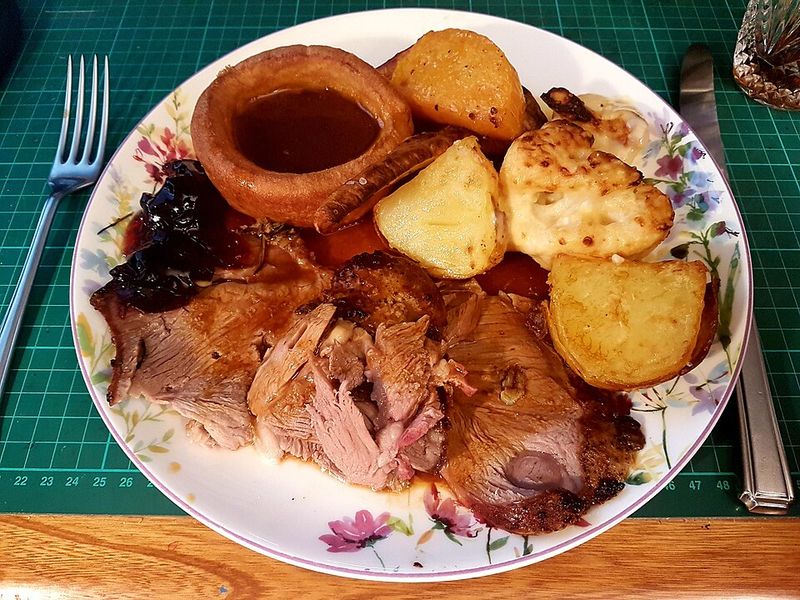 Roast Lamb With Garlic