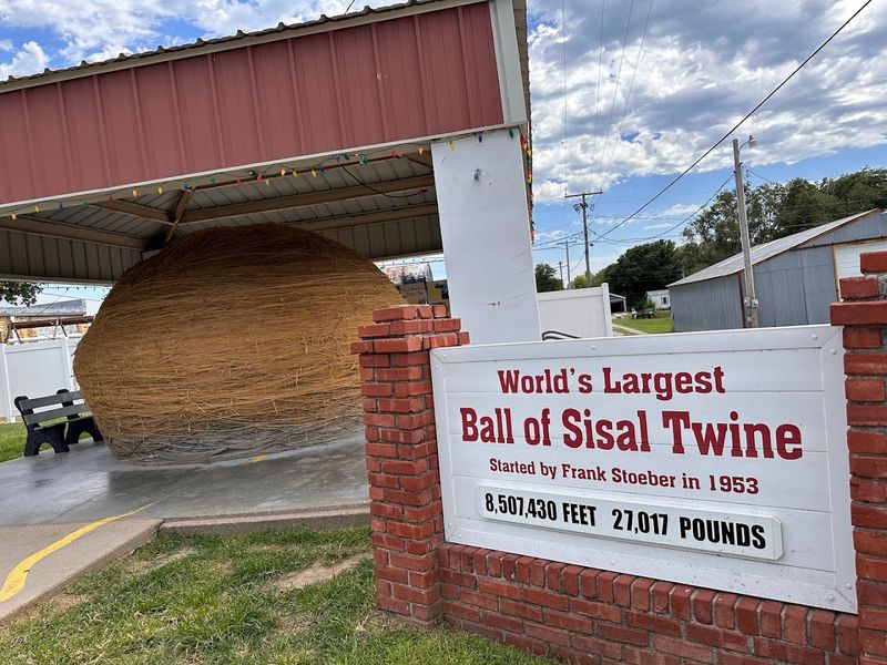 World's Largest Ball of Sisal Twine — Cawker City, Kansas