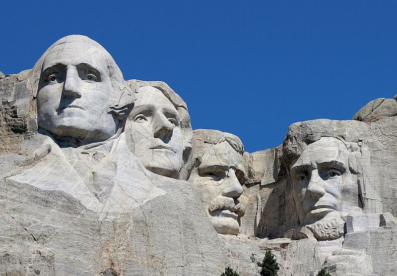 Each Face Stands About 60 Feet Tall