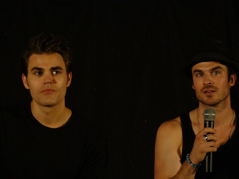 Paul Wesley and Ian Somerhalder (The Vampire Diaries)