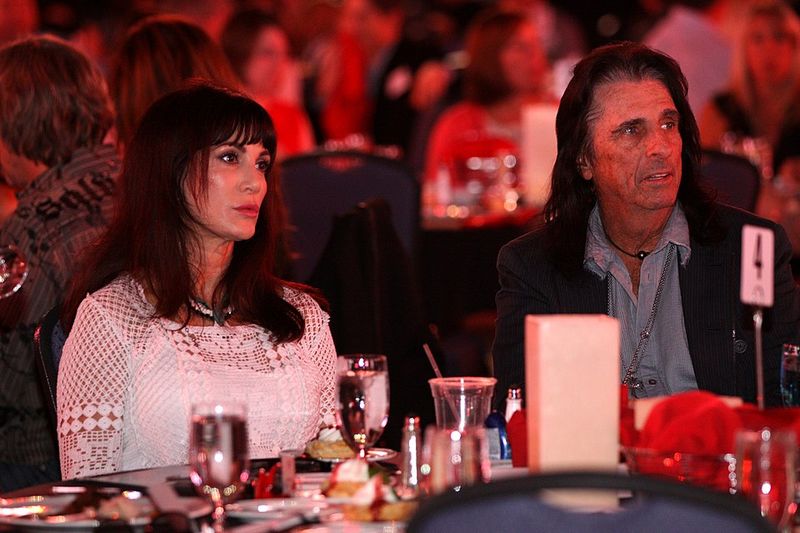 Alice Cooper and Sheryl Cooper — Married 1976