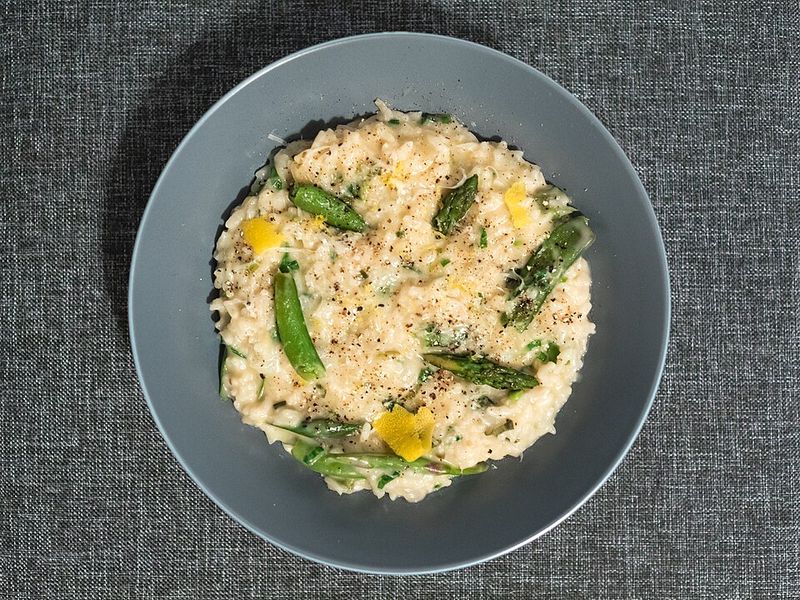 Lemon Pea Risotto