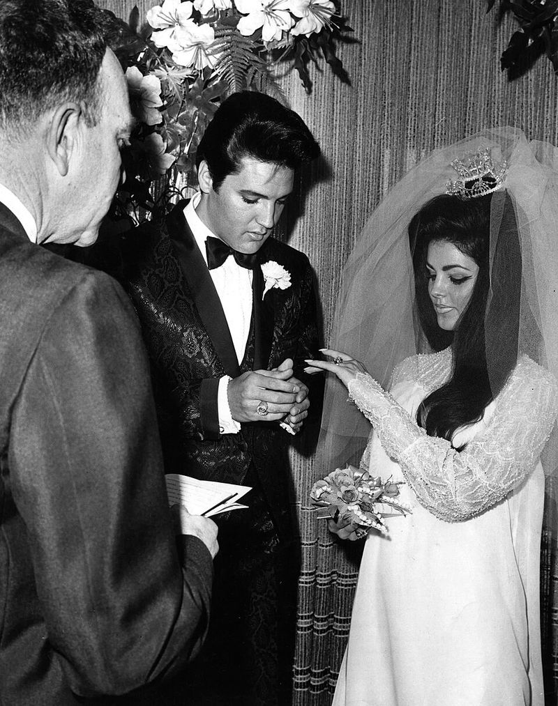 Elvis Presley and Priscilla Presley