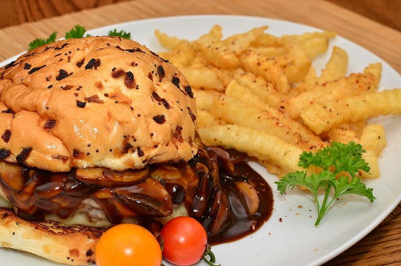 Dairy Queen's Mushroom Swiss Burger