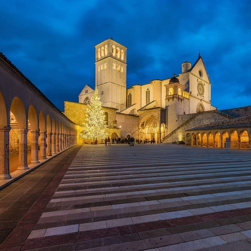Assisi, Italy - Papal Basilica Of Saint Francis Of Assisi