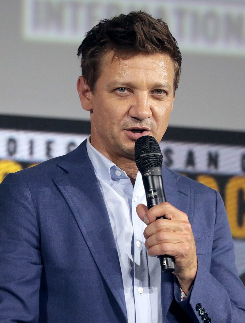 Jeremy Renner's Chest Scar
