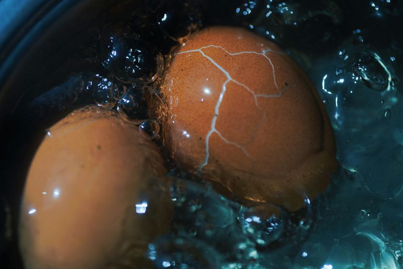 Use Older Eggs For Easier Peeling When Hard-Boiling
