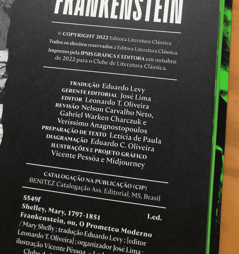 Frankenstein by Mary Shelley