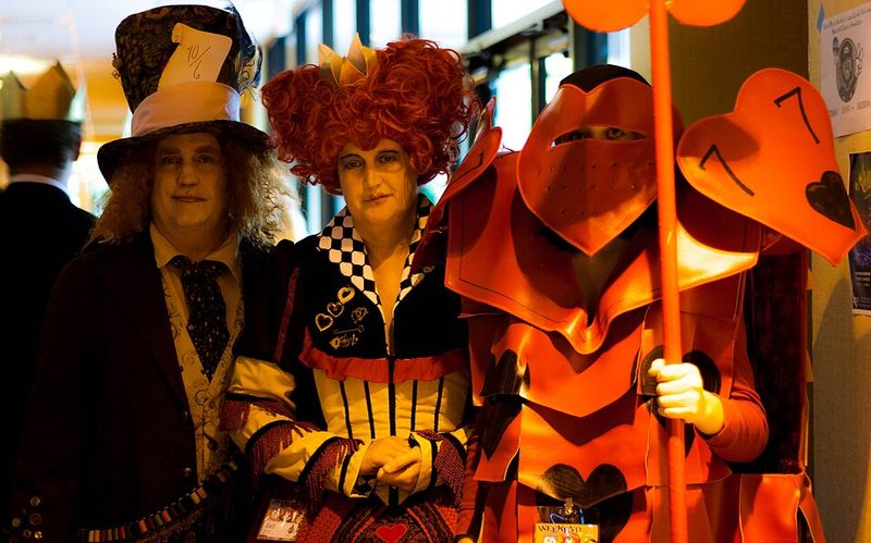 Helena Bonham Carter as the Red Queen in Alice in Wonderland (2010)